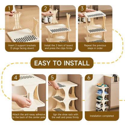 6/9-Layer Detachable Shoe Storage Rack 👟🏠