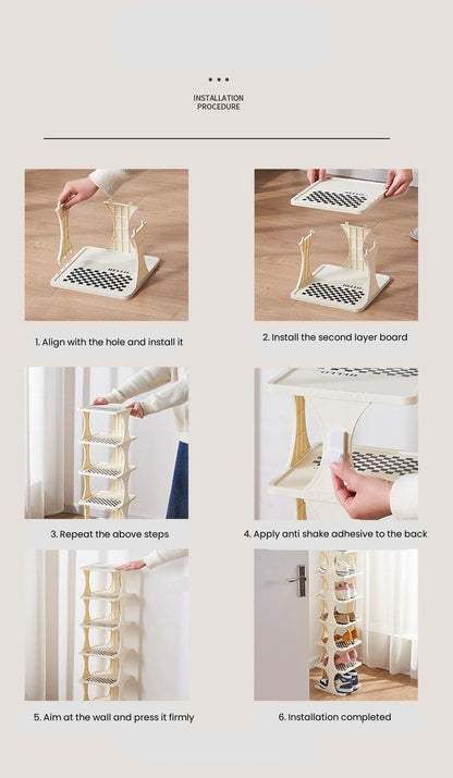 6/9-Layer Detachable Shoe Storage Rack 👟🏠